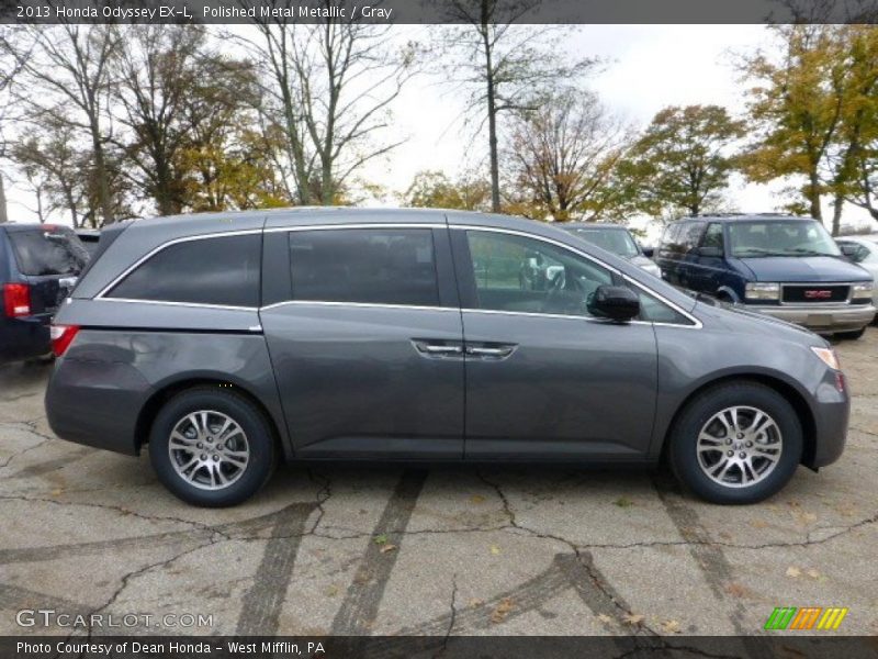 Polished Metal Metallic / Gray 2013 Honda Odyssey EX-L