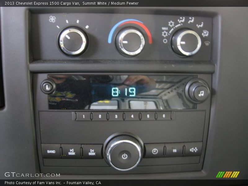 Summit White / Medium Pewter 2013 Chevrolet Express 1500 Cargo Van