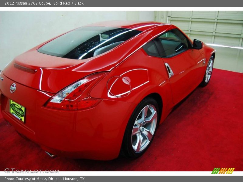 Solid Red / Black 2012 Nissan 370Z Coupe