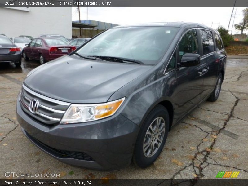 Polished Metal Metallic / Gray 2013 Honda Odyssey EX-L