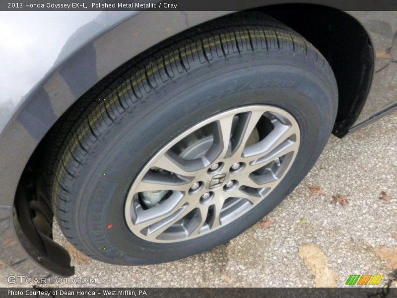 Polished Metal Metallic / Gray 2013 Honda Odyssey EX-L