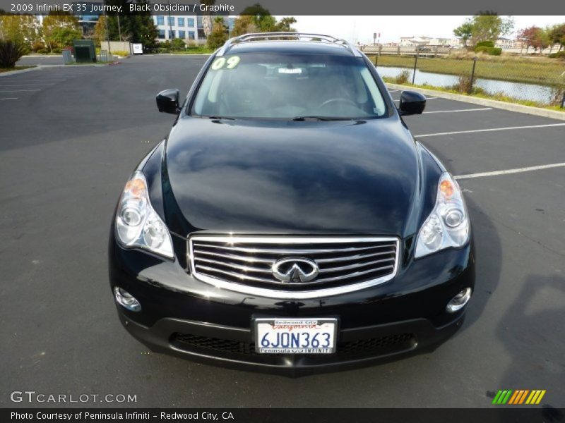 Black Obsidian / Graphite 2009 Infiniti EX 35 Journey