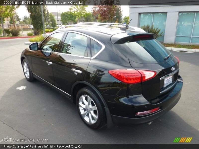 Black Obsidian / Graphite 2009 Infiniti EX 35 Journey