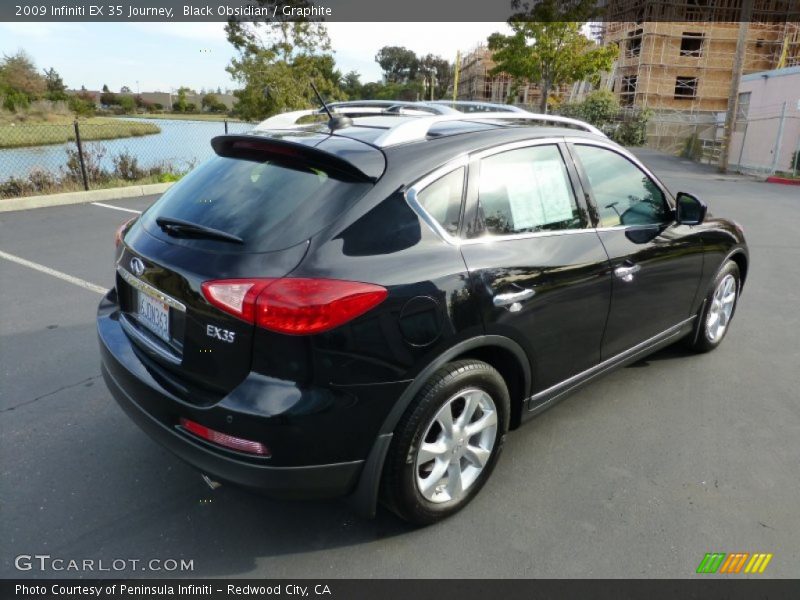 Black Obsidian / Graphite 2009 Infiniti EX 35 Journey