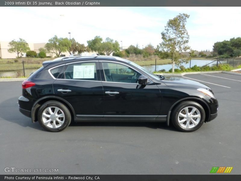Black Obsidian / Graphite 2009 Infiniti EX 35 Journey