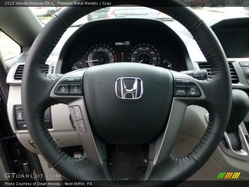 Polished Metal Metallic / Gray 2013 Honda Odyssey EX-L