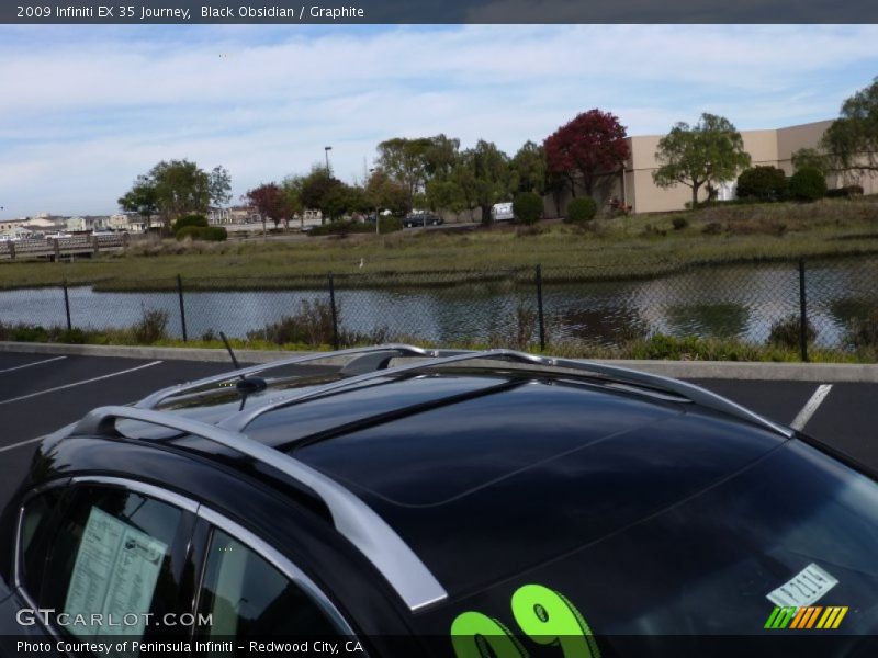 Black Obsidian / Graphite 2009 Infiniti EX 35 Journey