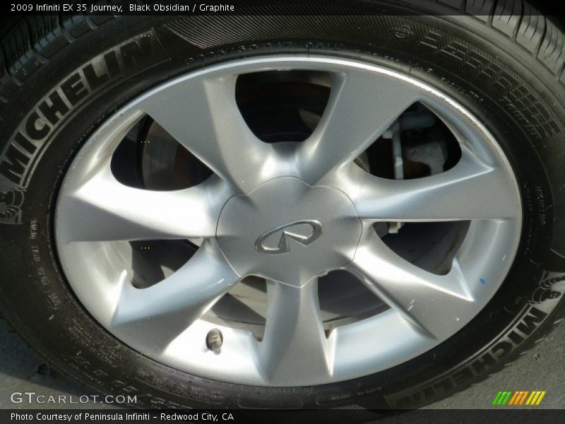 Black Obsidian / Graphite 2009 Infiniti EX 35 Journey