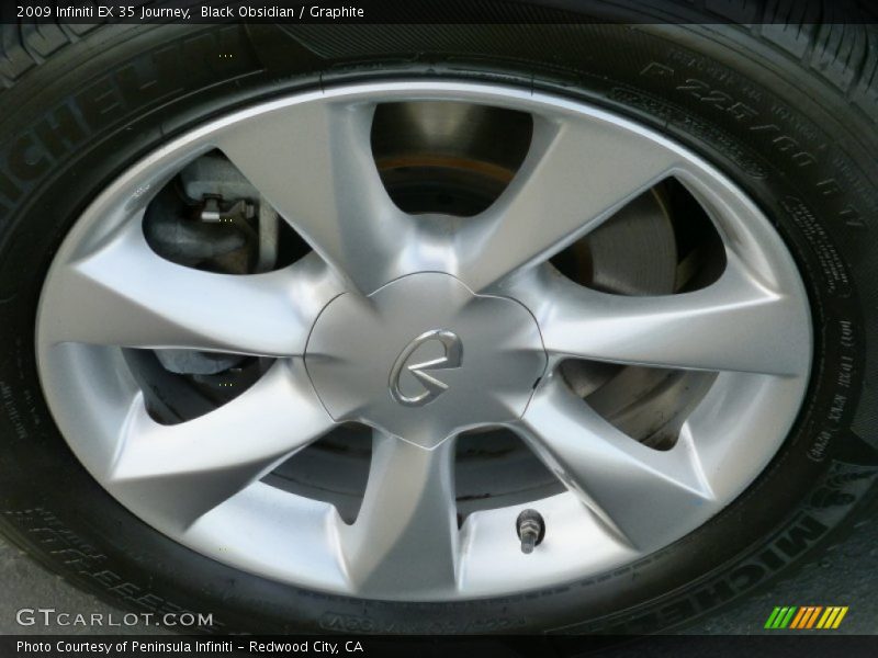 Black Obsidian / Graphite 2009 Infiniti EX 35 Journey