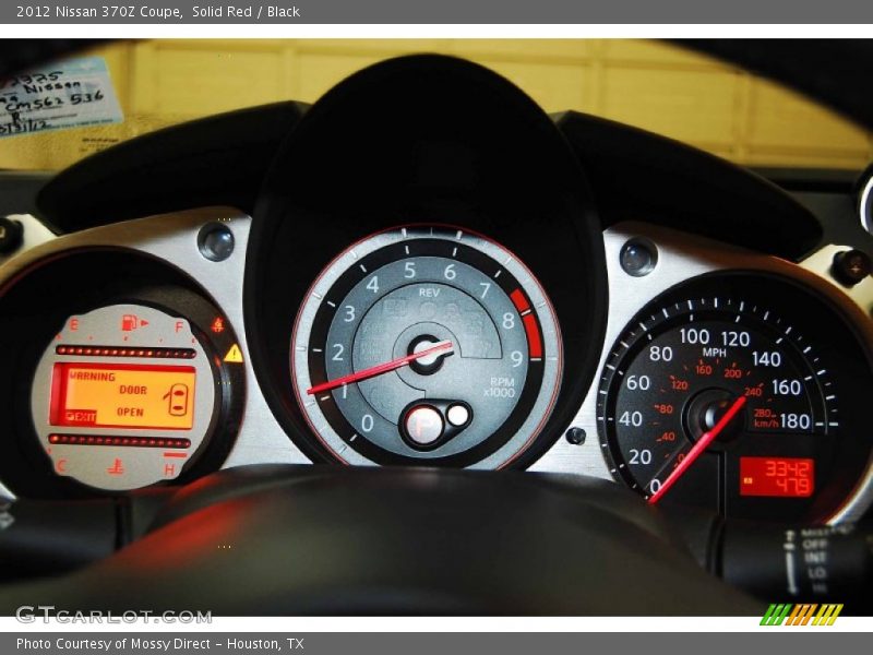  2012 370Z Coupe Coupe Gauges