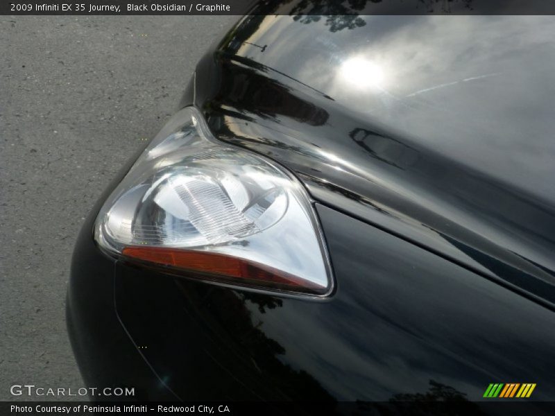 Black Obsidian / Graphite 2009 Infiniti EX 35 Journey