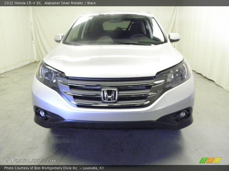 Alabaster Silver Metallic / Black 2012 Honda CR-V EX
