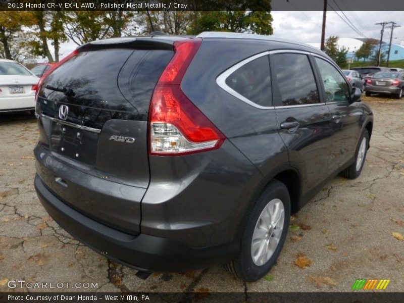 Polished Metal Metallic / Gray 2013 Honda CR-V EX-L AWD