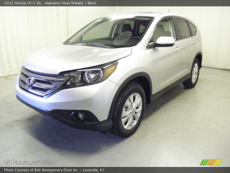 Alabaster Silver Metallic / Black 2012 Honda CR-V EX