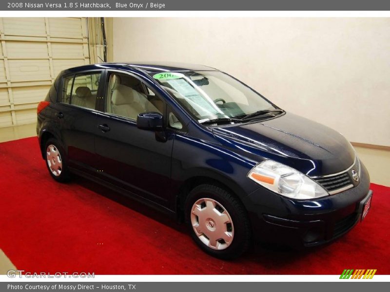 Blue Onyx / Beige 2008 Nissan Versa 1.8 S Hatchback