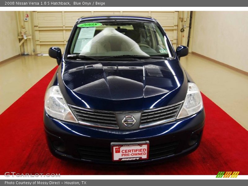 Blue Onyx / Beige 2008 Nissan Versa 1.8 S Hatchback