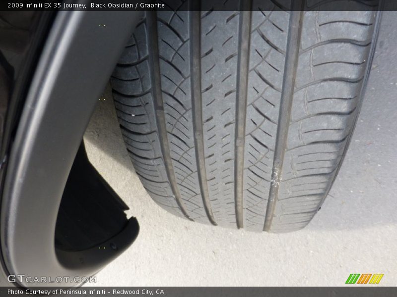 Black Obsidian / Graphite 2009 Infiniti EX 35 Journey