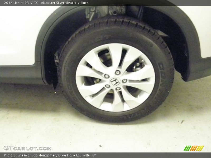 Alabaster Silver Metallic / Black 2012 Honda CR-V EX