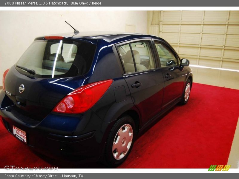 Blue Onyx / Beige 2008 Nissan Versa 1.8 S Hatchback