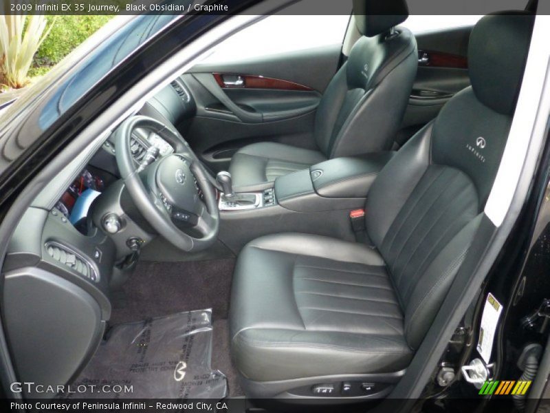 Black Obsidian / Graphite 2009 Infiniti EX 35 Journey