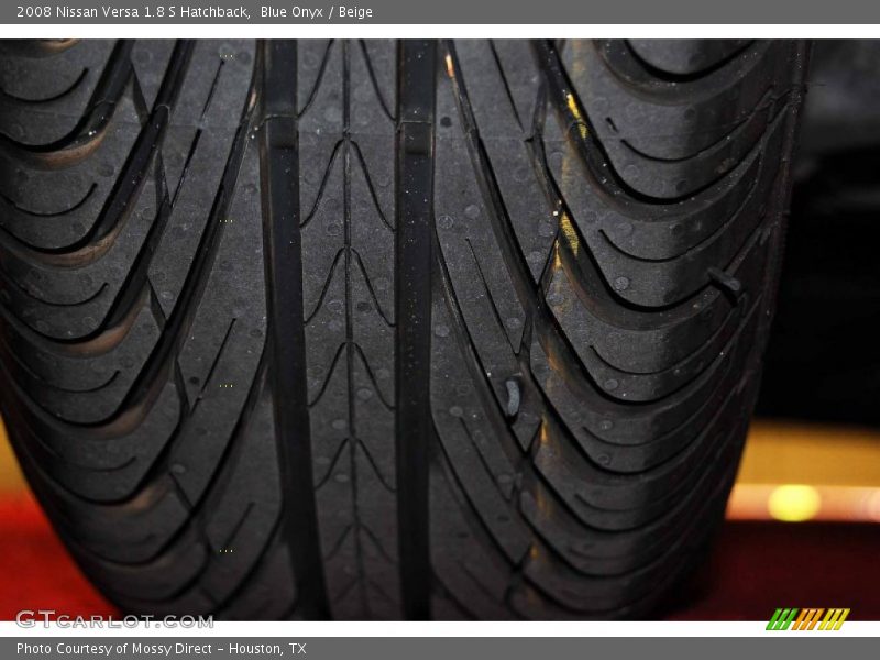 Blue Onyx / Beige 2008 Nissan Versa 1.8 S Hatchback
