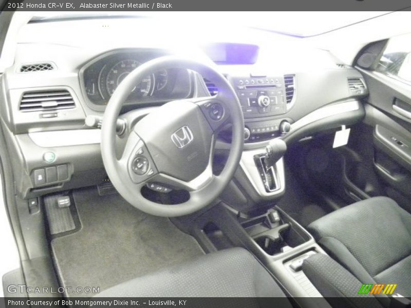 Alabaster Silver Metallic / Black 2012 Honda CR-V EX