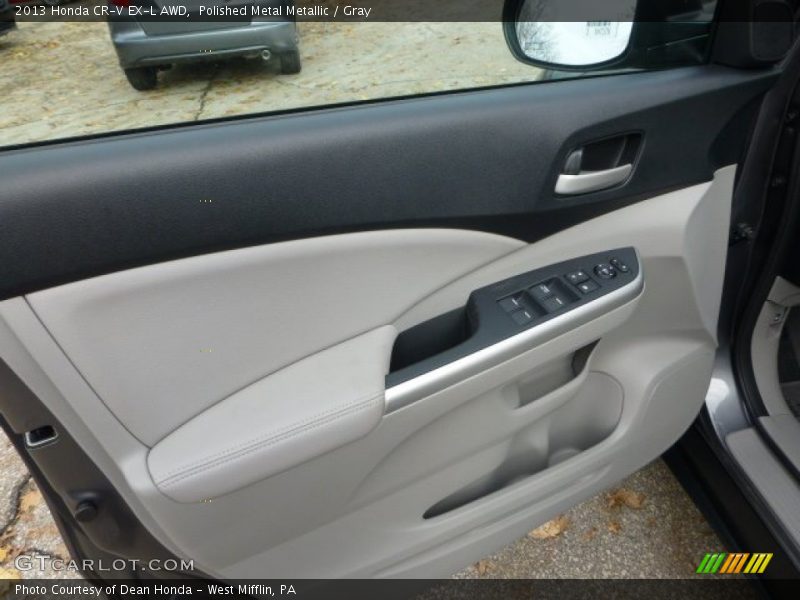 Polished Metal Metallic / Gray 2013 Honda CR-V EX-L AWD