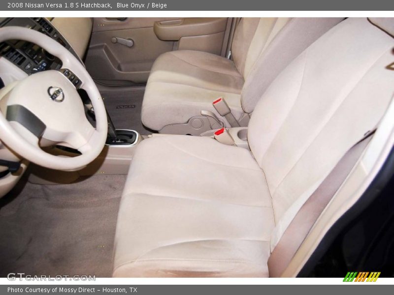 Blue Onyx / Beige 2008 Nissan Versa 1.8 S Hatchback