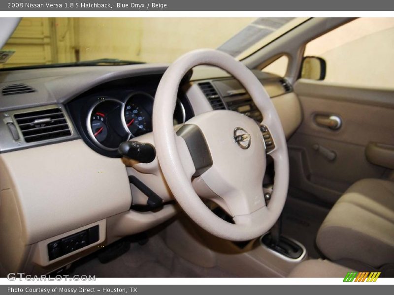 Blue Onyx / Beige 2008 Nissan Versa 1.8 S Hatchback