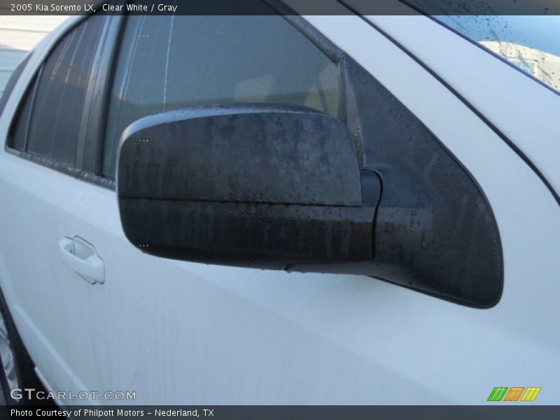Clear White / Gray 2005 Kia Sorento LX