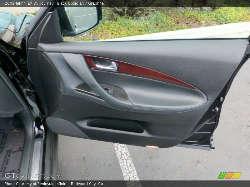 Black Obsidian / Graphite 2009 Infiniti EX 35 Journey