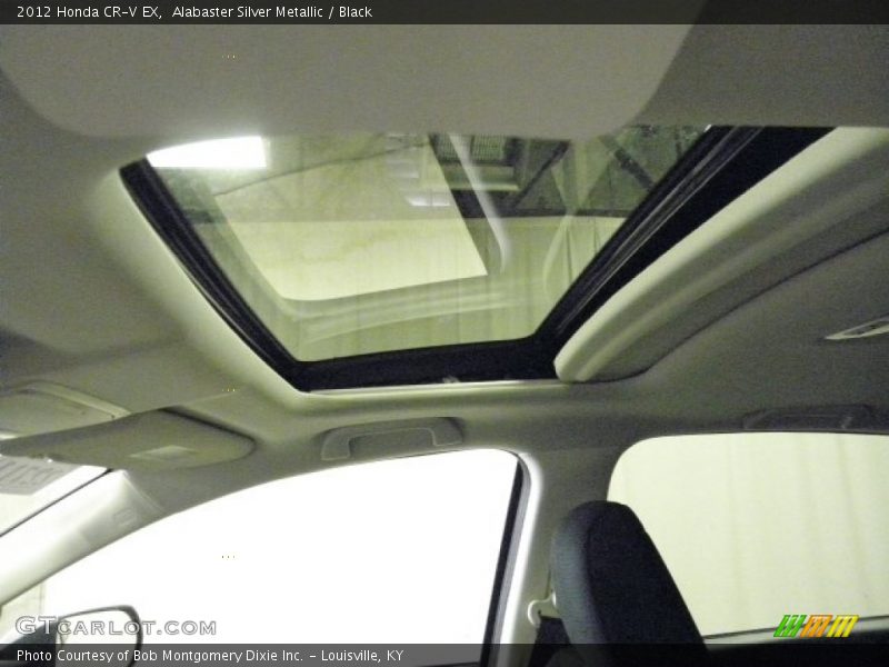 Alabaster Silver Metallic / Black 2012 Honda CR-V EX