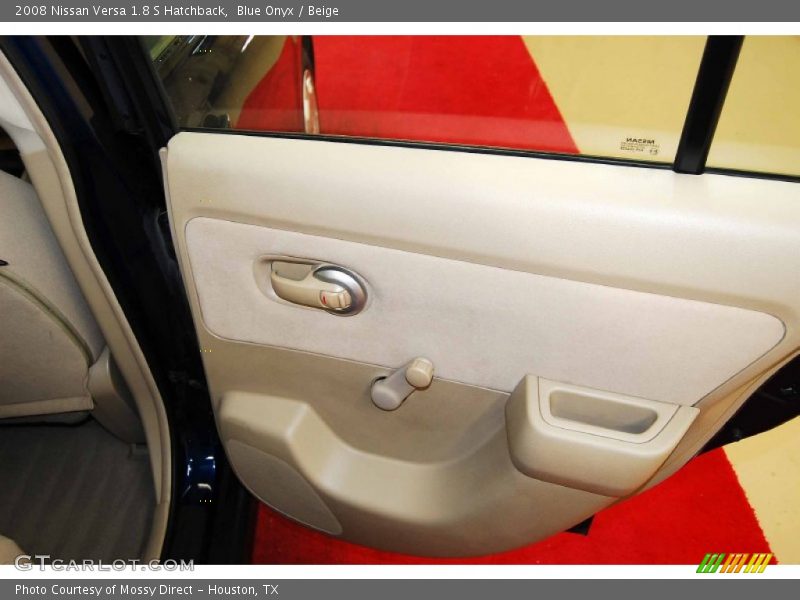 Blue Onyx / Beige 2008 Nissan Versa 1.8 S Hatchback