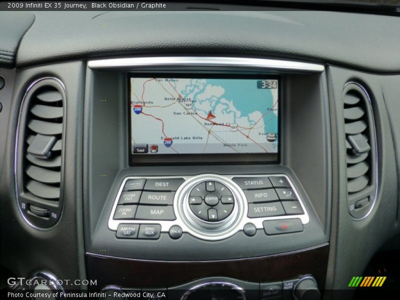 Black Obsidian / Graphite 2009 Infiniti EX 35 Journey