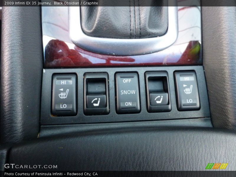 Black Obsidian / Graphite 2009 Infiniti EX 35 Journey