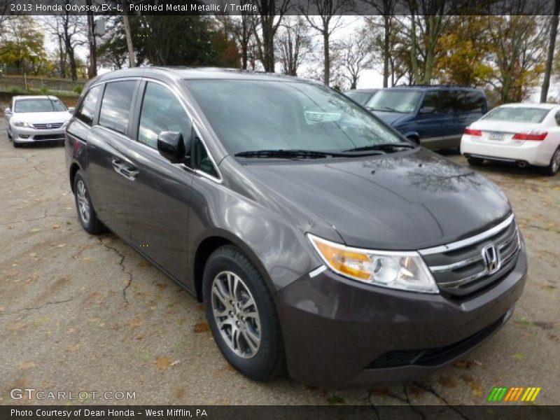 Polished Metal Metallic / Truffle 2013 Honda Odyssey EX-L