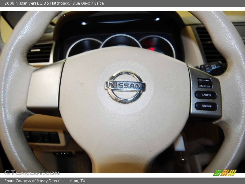 Blue Onyx / Beige 2008 Nissan Versa 1.8 S Hatchback