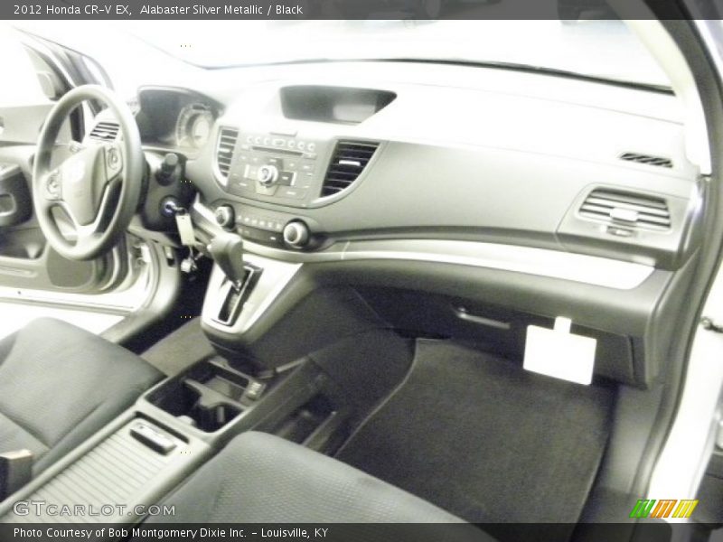 Alabaster Silver Metallic / Black 2012 Honda CR-V EX