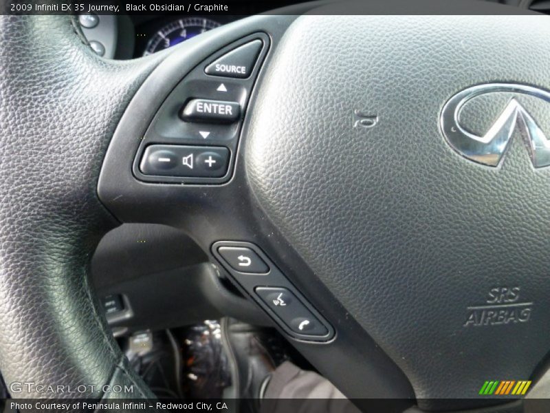 Black Obsidian / Graphite 2009 Infiniti EX 35 Journey