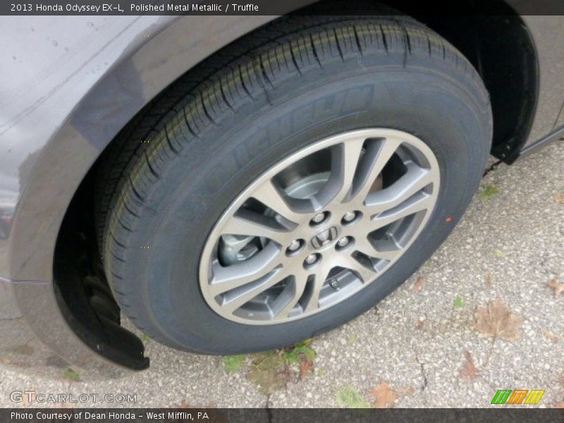 Polished Metal Metallic / Truffle 2013 Honda Odyssey EX-L