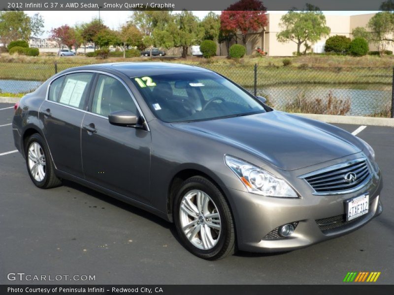 Smoky Quartz / Graphite 2012 Infiniti G 37 x AWD Sedan