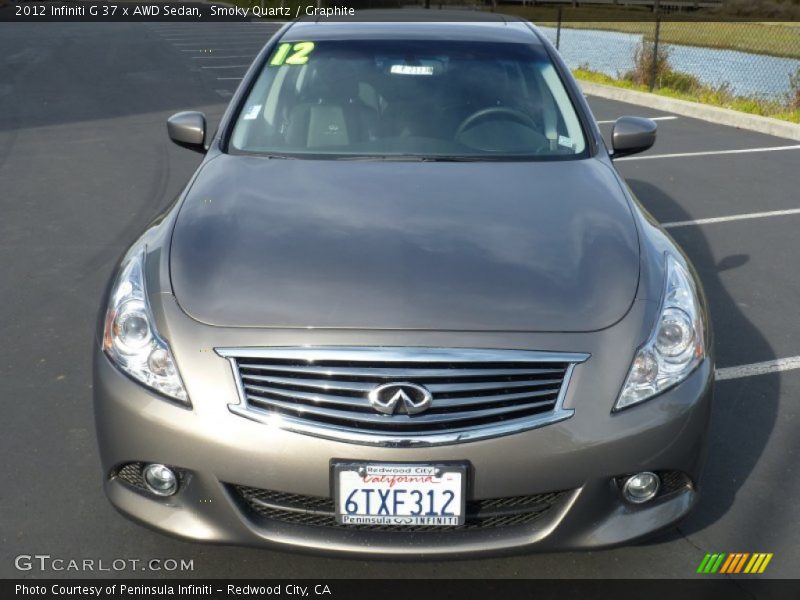 Smoky Quartz / Graphite 2012 Infiniti G 37 x AWD Sedan