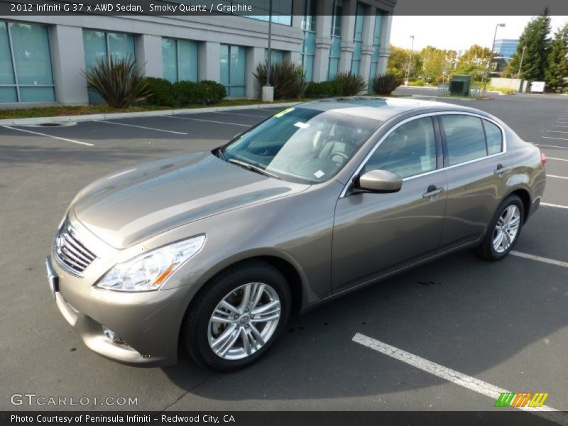 Smoky Quartz / Graphite 2012 Infiniti G 37 x AWD Sedan