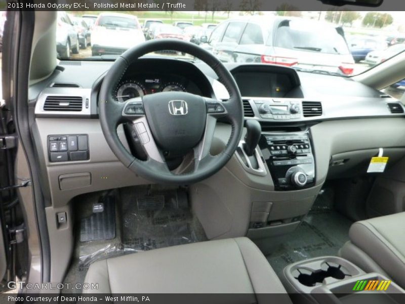 Polished Metal Metallic / Truffle 2013 Honda Odyssey EX-L