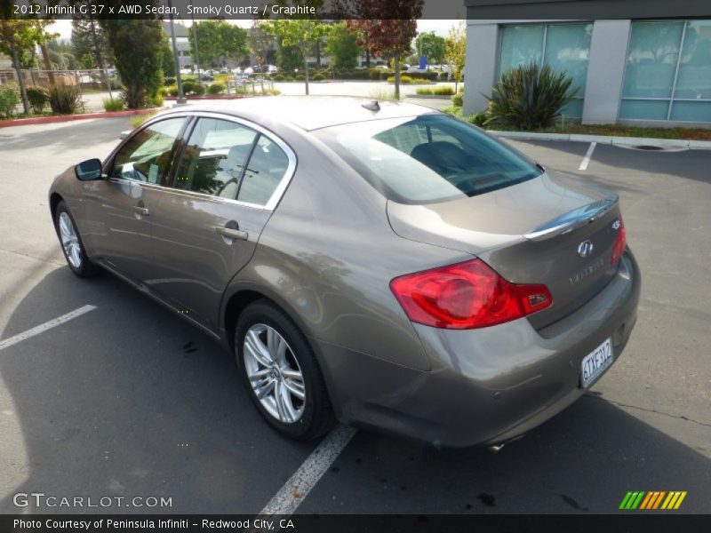 Smoky Quartz / Graphite 2012 Infiniti G 37 x AWD Sedan