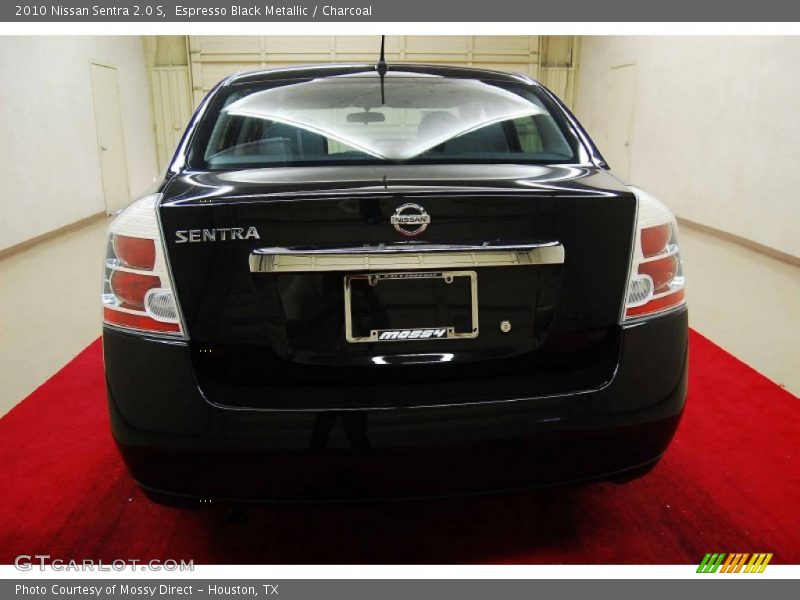 Espresso Black Metallic / Charcoal 2010 Nissan Sentra 2.0 S