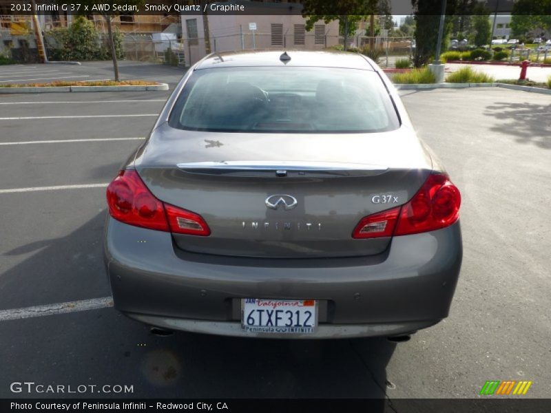 Smoky Quartz / Graphite 2012 Infiniti G 37 x AWD Sedan