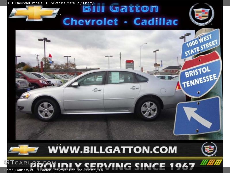 Silver Ice Metallic / Ebony 2011 Chevrolet Impala LT