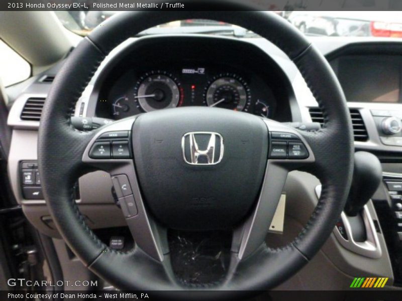 Polished Metal Metallic / Truffle 2013 Honda Odyssey EX-L