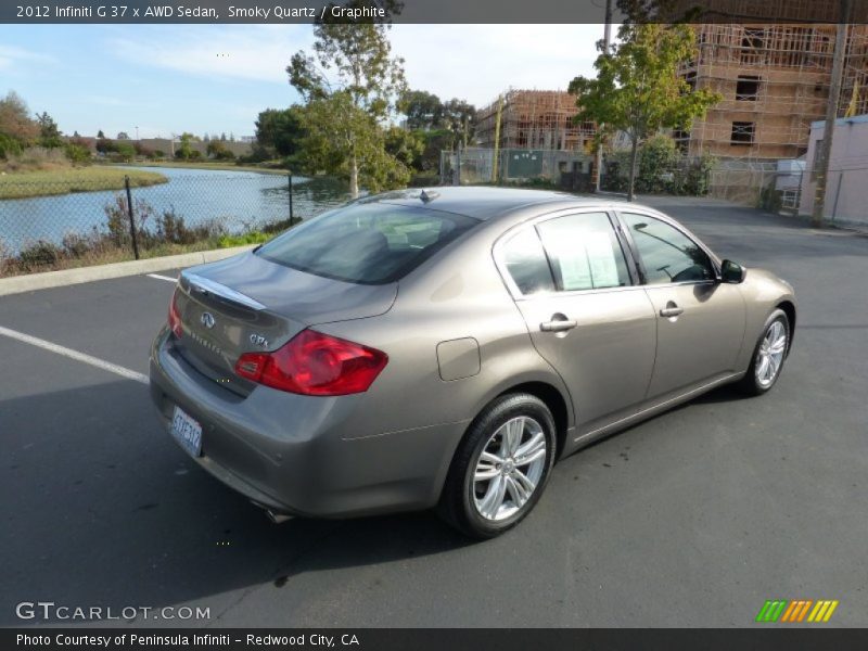 Smoky Quartz / Graphite 2012 Infiniti G 37 x AWD Sedan